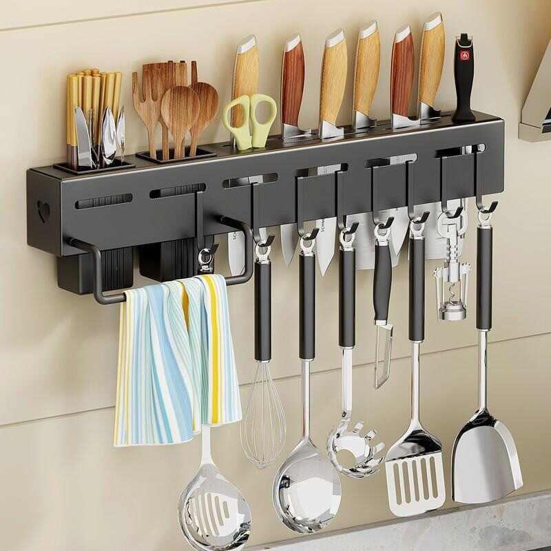 VersaVault™ Stainless Steel Multifunctional Kitchen Utensil Holder