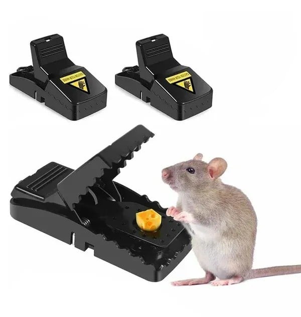 NEW Quick Effective Sanitary Safe Mouse Trap Catcher--4Pcs/set