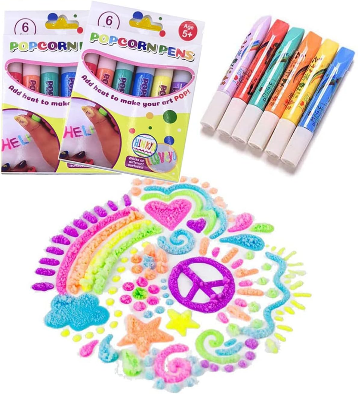 （BUY 2 Get 1 Free）Magic Puffy Pens