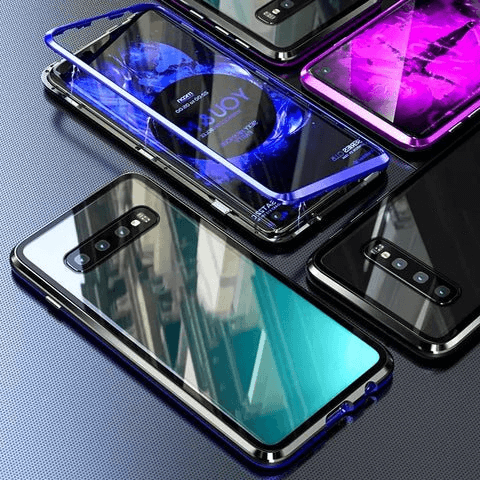 Hot Sale  Magnetic Tempered Glass Double-sided Phone Case For Samsung