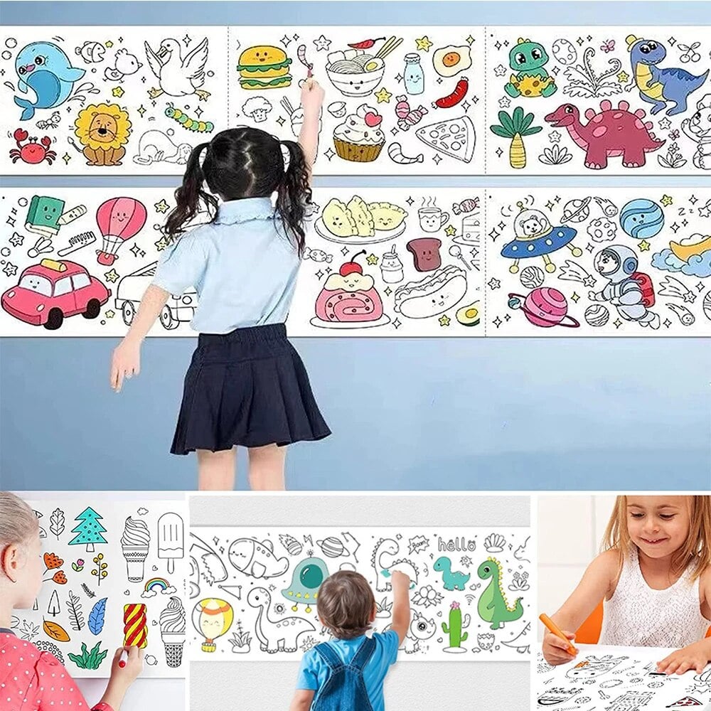 ( New Year  Hot Sale) Children's Drawing Roll