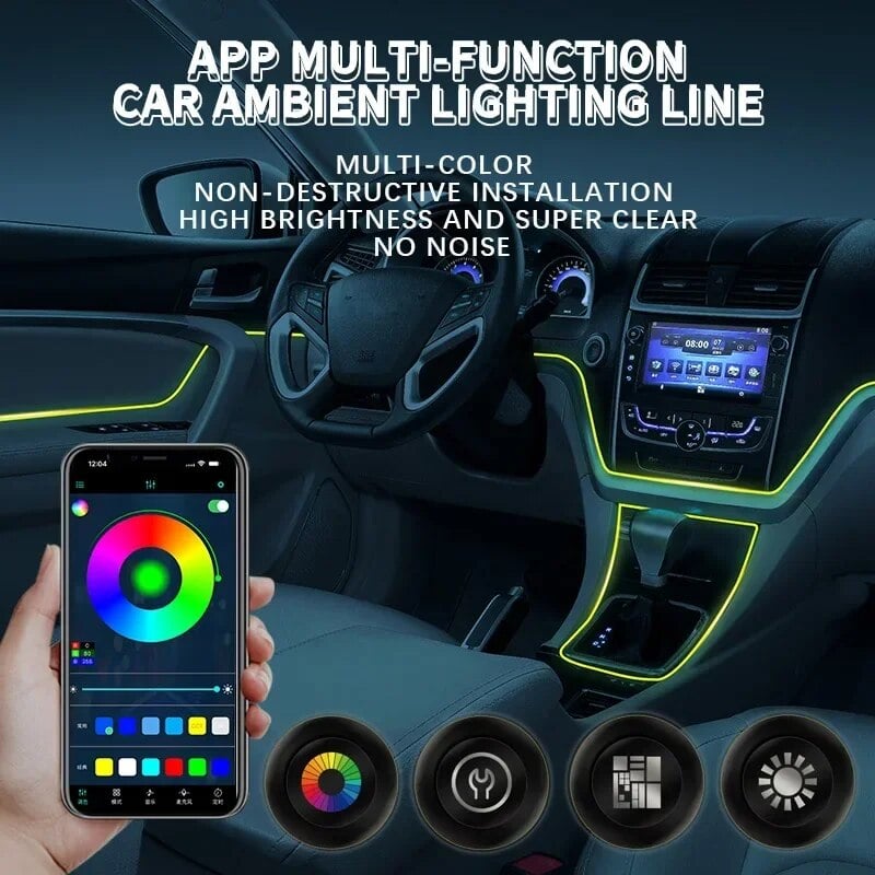 (2024 Hot Sale)Car Interior Lighting Atmosphere Lights