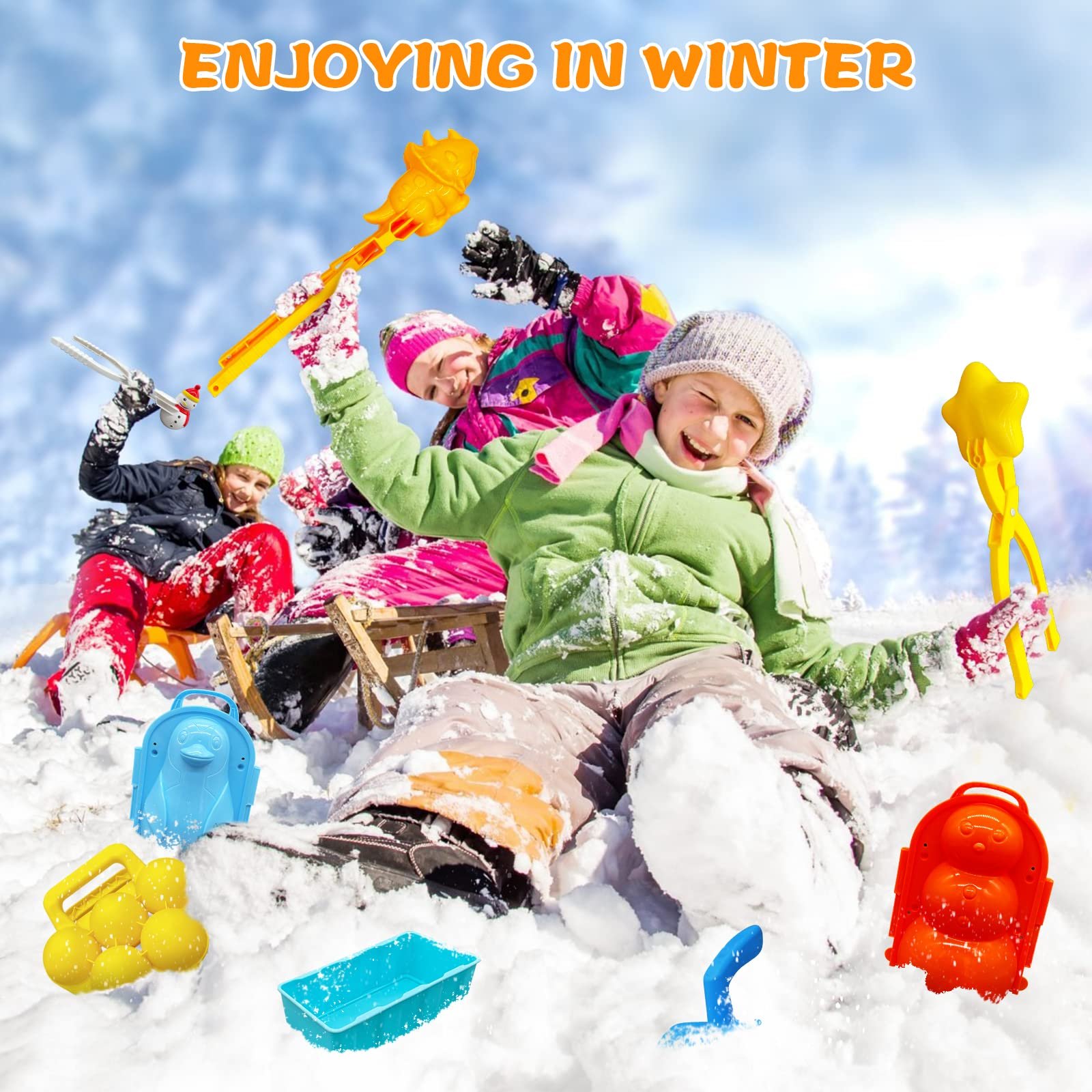 Christmas Gifts40% OFFWINTER SNOW TOYS KIT,BEST CHRISTMAS GIFT FOR KIDS