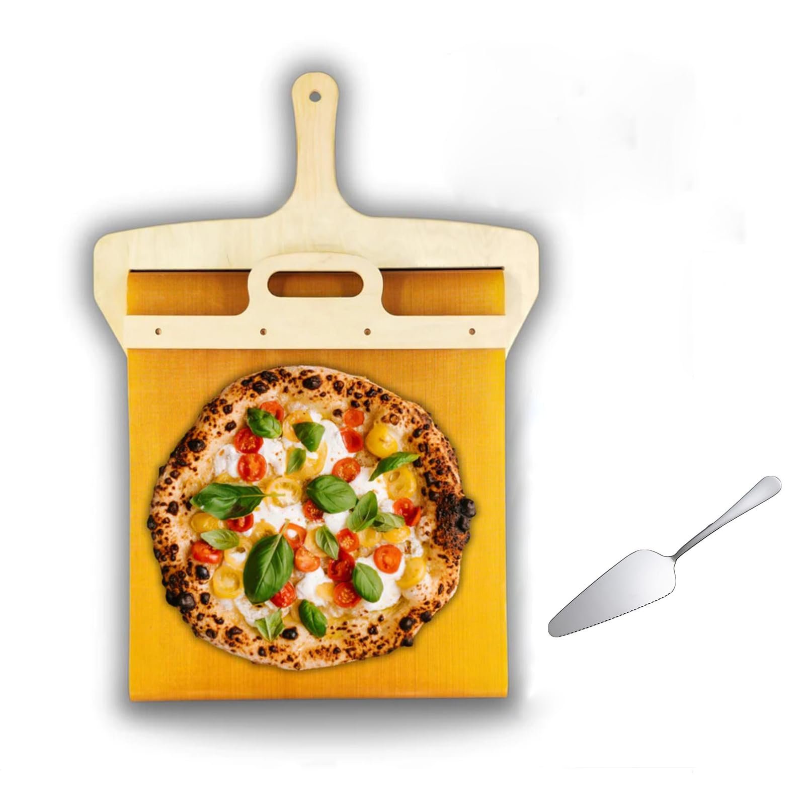 Gift For Family--Effortless Sliding Pizza Peel Shovel