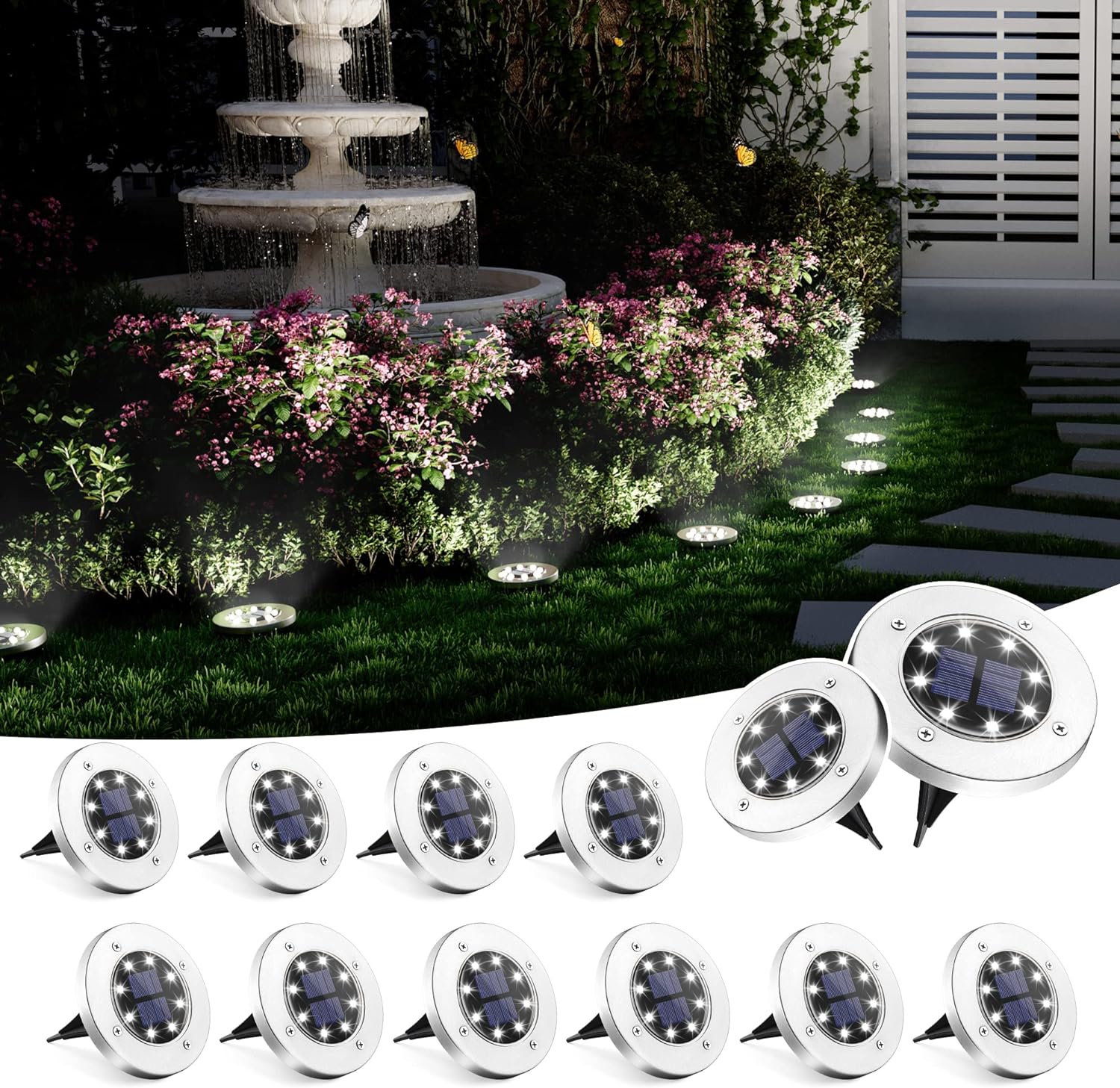 Big Sale Only $62024 New Upgrade Solar Ground Lights