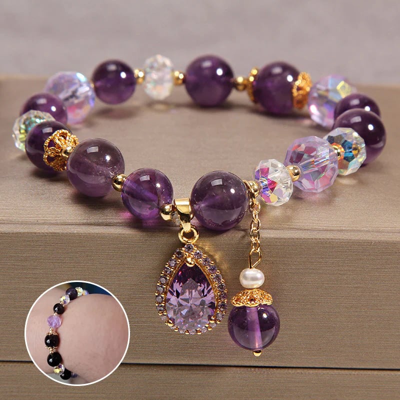 Natural Amethyst Bracelet