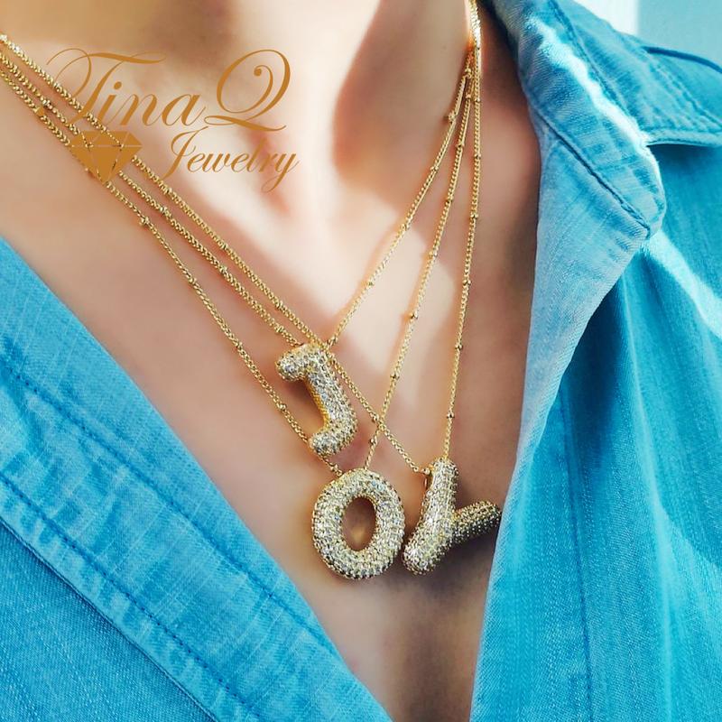 Big Sale 49% OFF-Bubble Letter Necklace