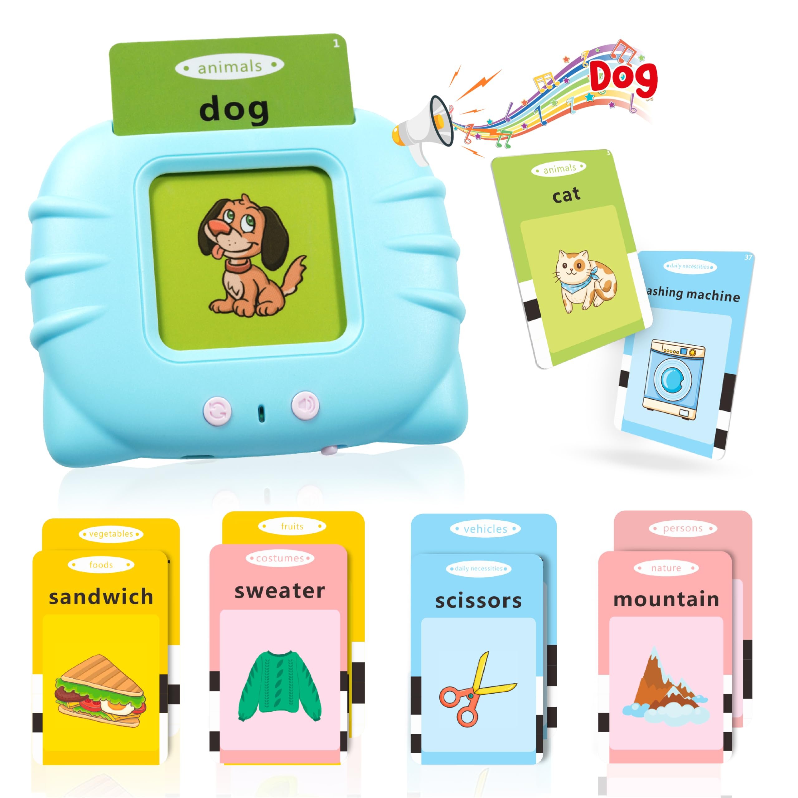 Toddler Toys Talking Flash Cards With 224 Sight Words