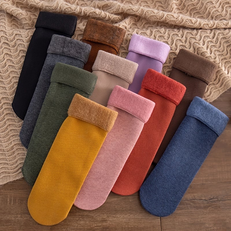 (BUY 2 SET SAVE 15%)-Thickening Winter Soft Velvet Snow Socks