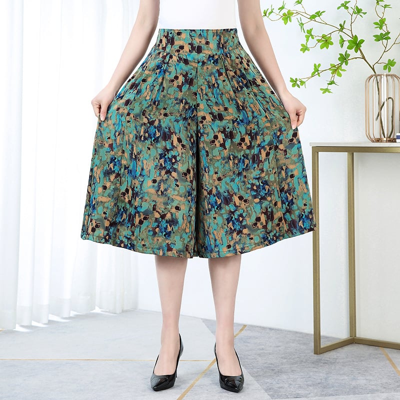 (BUY 2 GET 10% OFF & FREE SHIPPING) -Women's Vintage Style Wide Leg Culottes