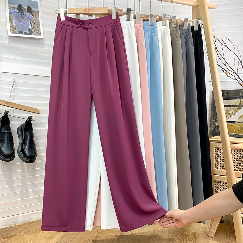 Mother's Day Promotion 45% OFF - Woman's High Waist Full-Length Loose Pants