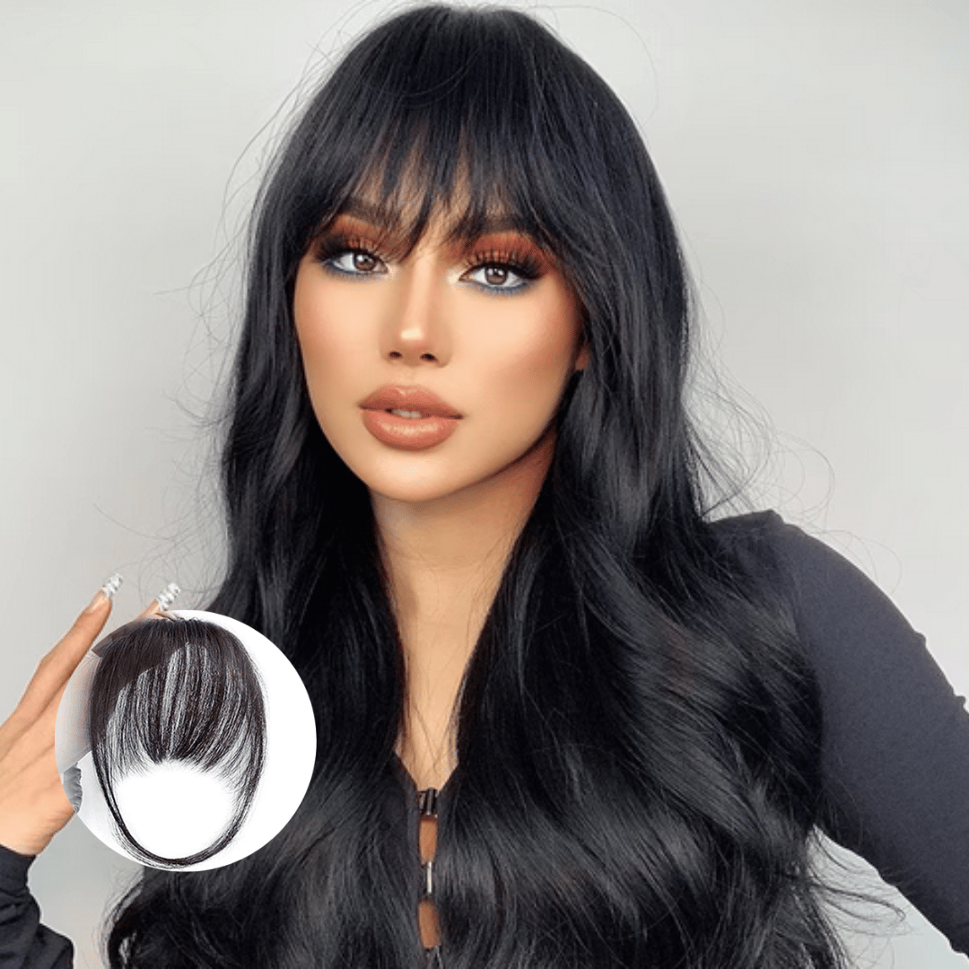 BUY 1 GET 1 FREE -  Clip in Bangs (Real human hair)