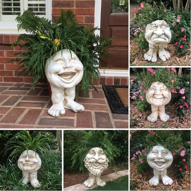 (HOT SALE NOW 49% OFF) -Mugglys Face Statue Planter