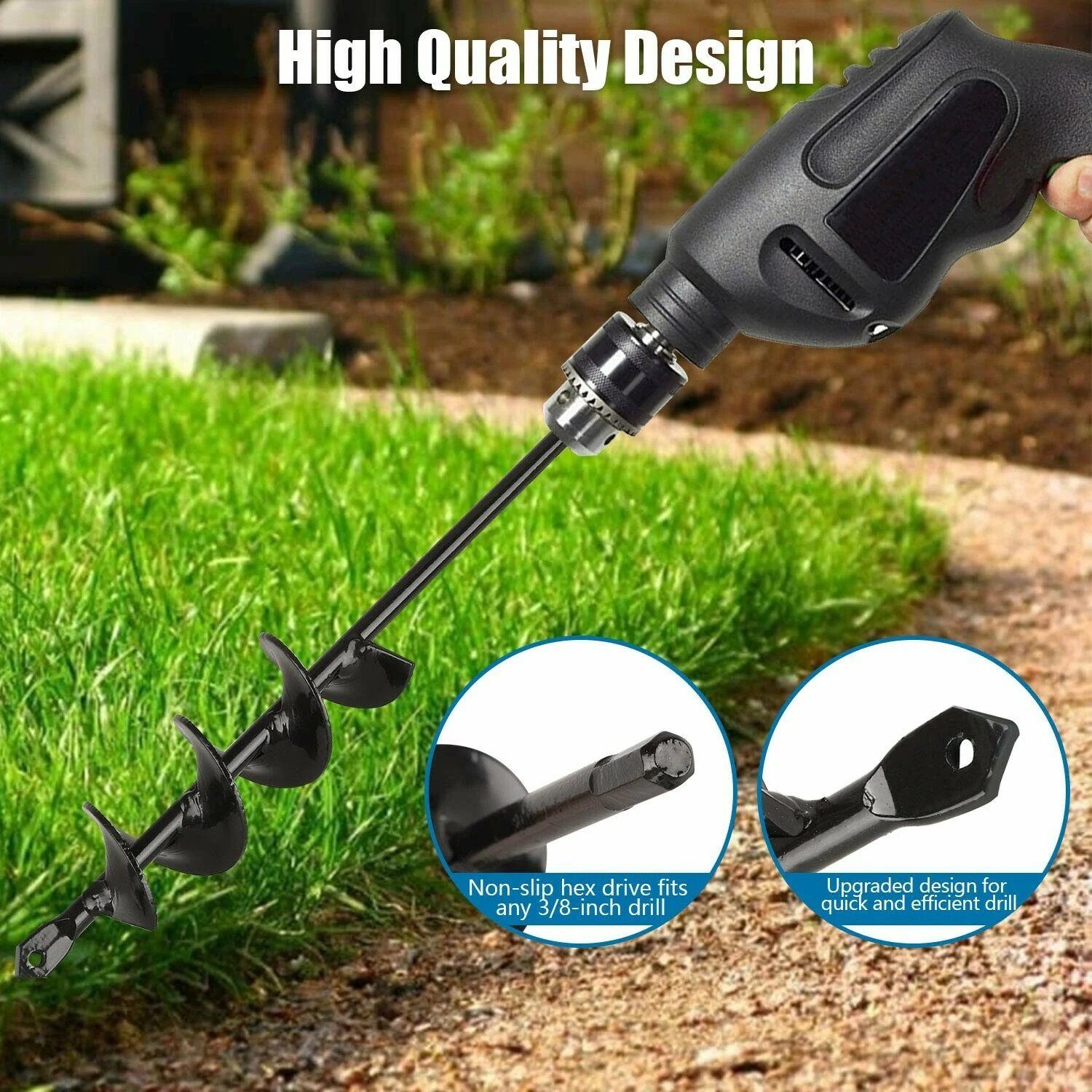 Hot Sale Promotion 49% OFF - Easy Gardening Auger Spiral Drill Bit