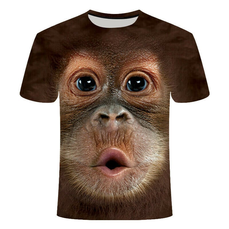 T-SHIRT MONKEY 3D