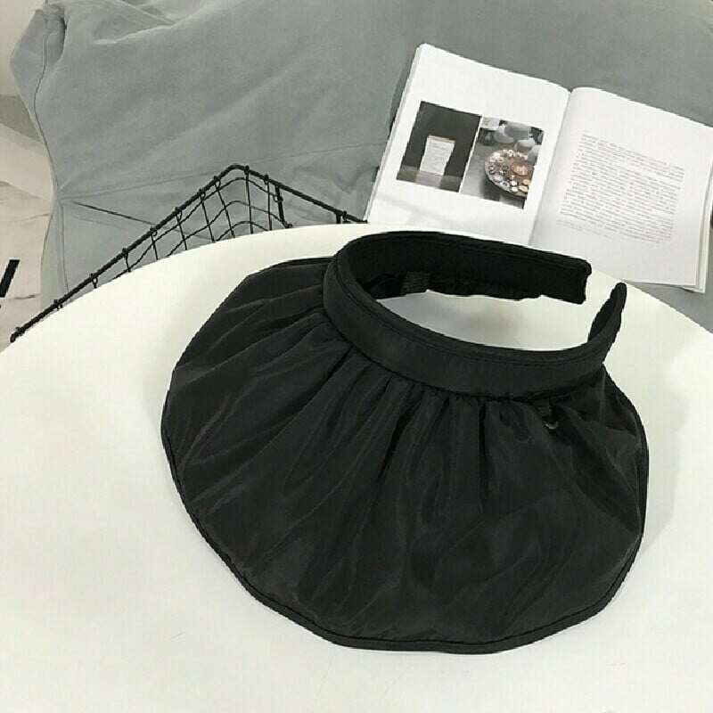 Foldable Fashion Sun Visor Hat Hair Hoop Cap