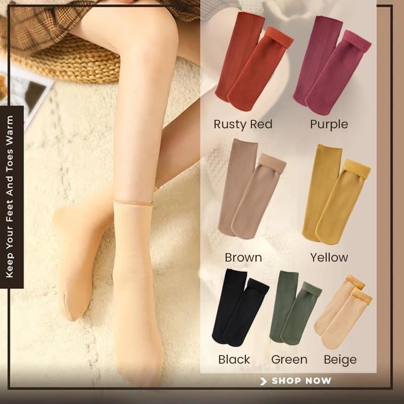 BUY 1 GET 1 FREEThickening Winter Soft Velvet Snow Socks