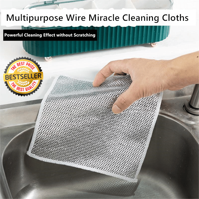 CHRISTMAS PROMOTION SAVE 49%Multipurpose Wire Miracle Cleaning Cloths