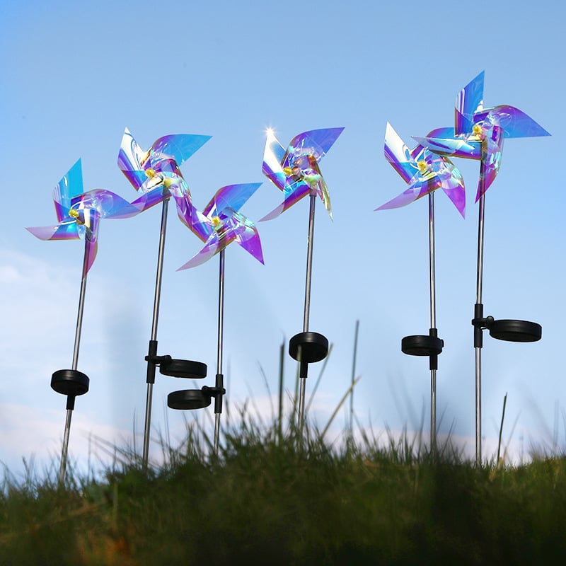 Solar Powered Windmill Lights