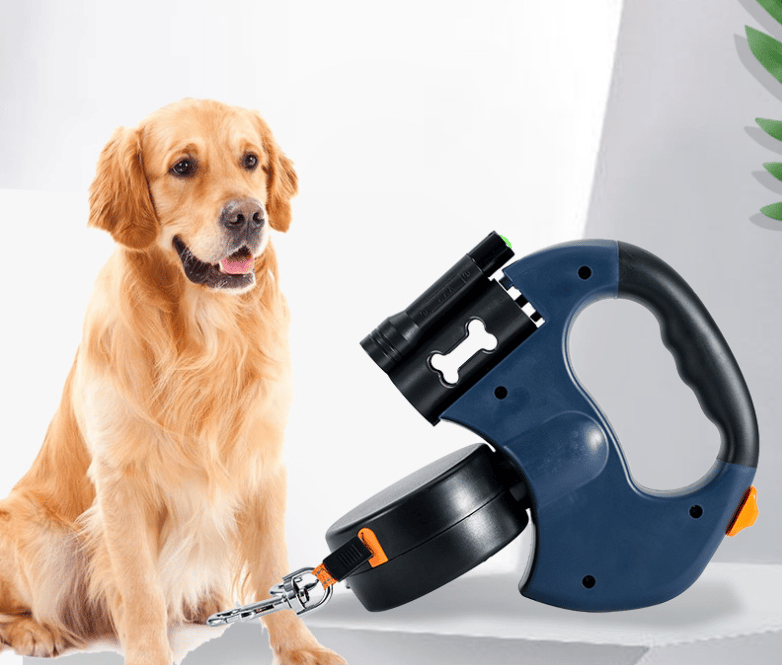 Dual-Headed Retractable Dog Leash