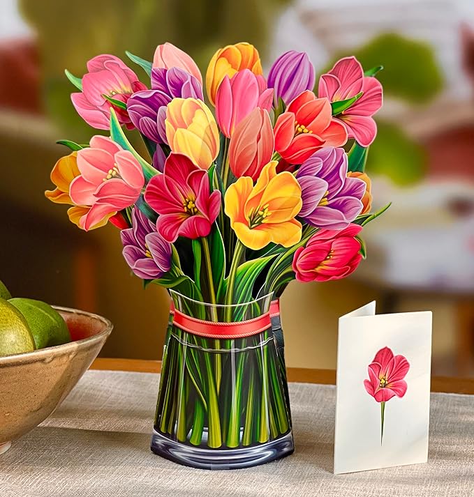 3D Pop-up Flower Bouquet Greeting Card