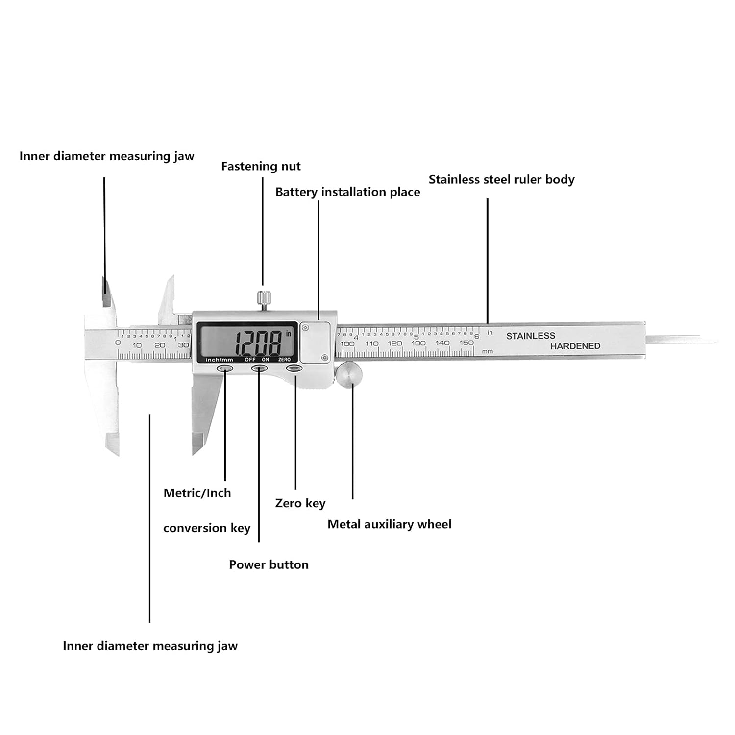 ️Stainless Steel Digital Caliper