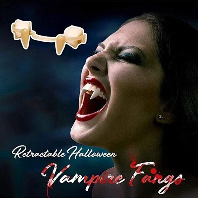 Retractable Halloween Vampire Fangs