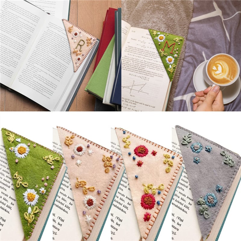 Personalized Embroidery Felt Bookmarks