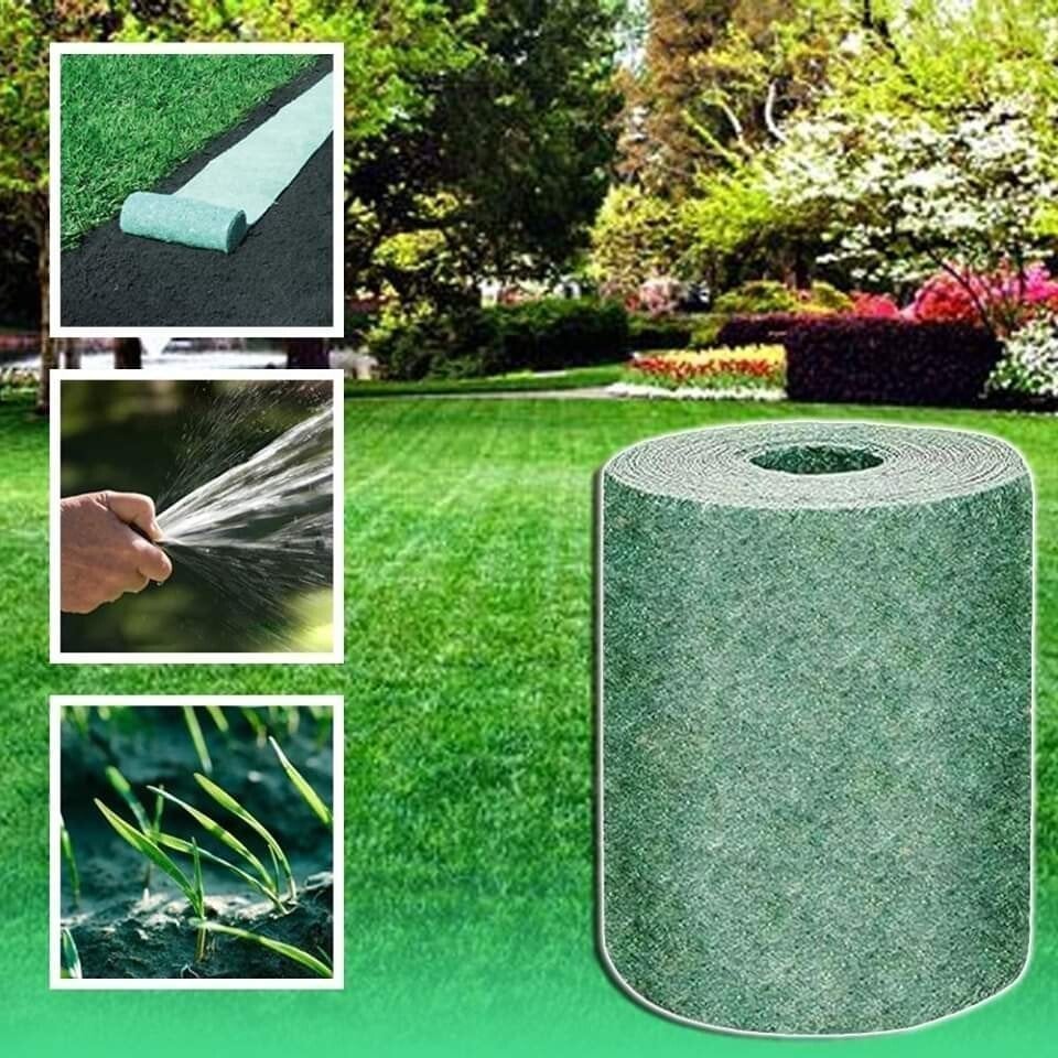 (ONLY $9.99 THE LAST DAY)Grass Seed Mat: The Perfect Solution For Your Lawn Problems -Without Seed