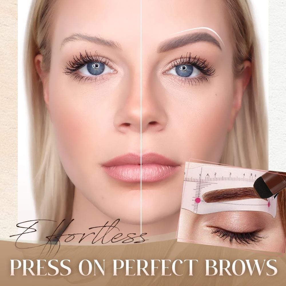 Buy 2 Get 1 Free︎Perfect Brows Stencil & Stamp Kit