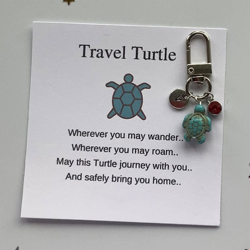 LAST DAY 49% OFF - Handmade Travel Turtle Keychain