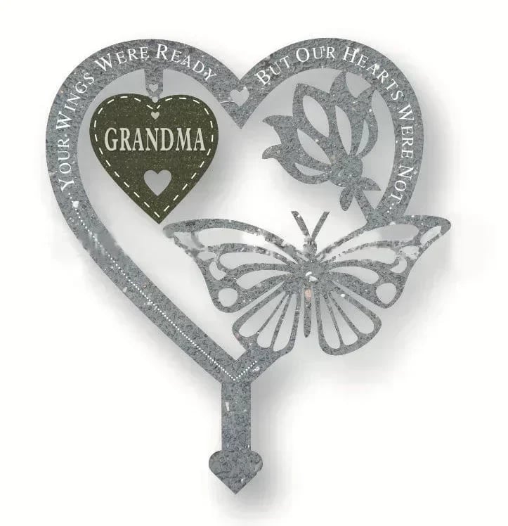 Last Day Promotion - 50% OFF - Memorial Gift Butterfly Ornament-Garden Memorial Plaque ( BUY 2 FREE SHIPPING )