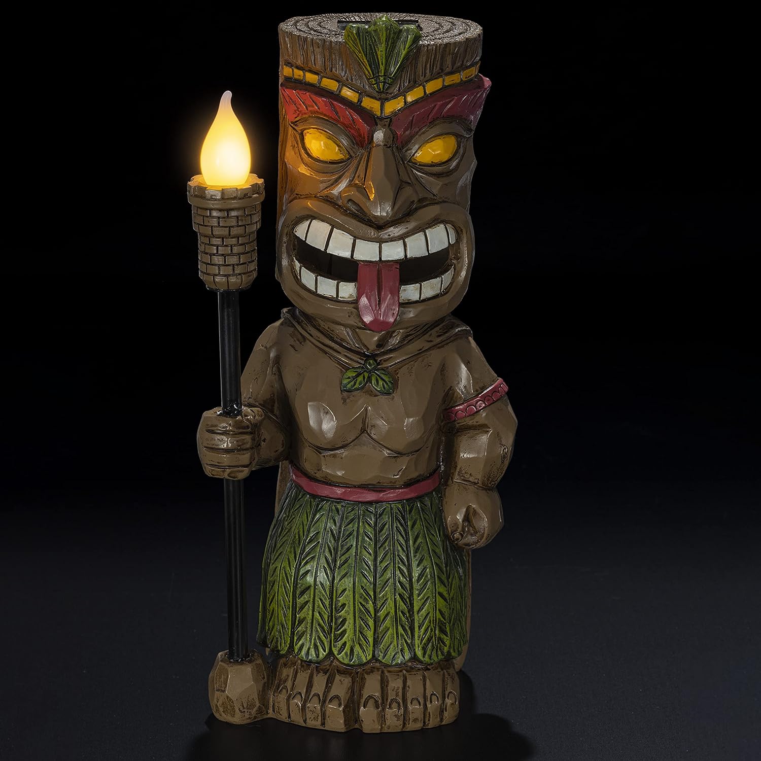 Solar Tribal People Lamp