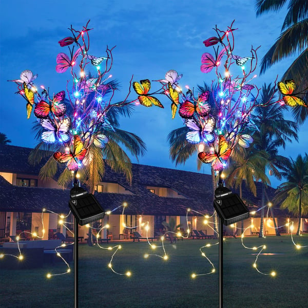 Last Day Promotion 70%-Solar Outdoor Butterfly Lights