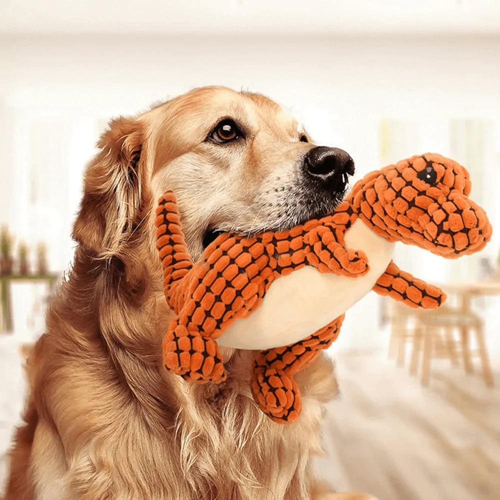 Sale ends in 3 hours / Buy 1 Get 1 Free Today Only - Indestructible Robust Dino - Dog Toy 2.0 Upgraded Version