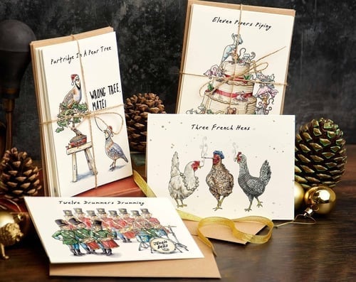 Early Christmas Sale 70 Off-Twelve Days Of Christmas Card Set