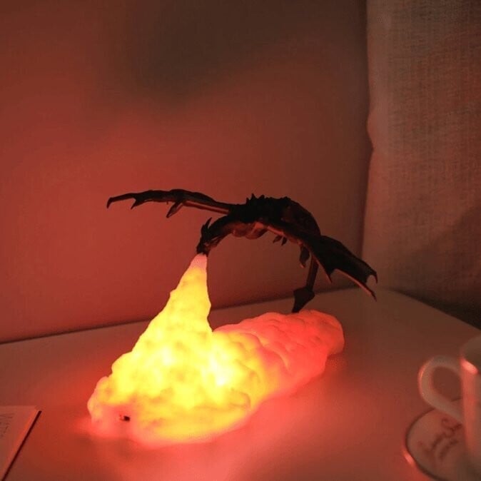 3D LED Realistic Dragon Lamp Night Light OFFER