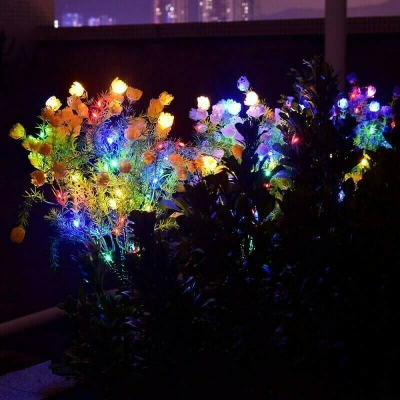 Solar Campanula Flowers Lights