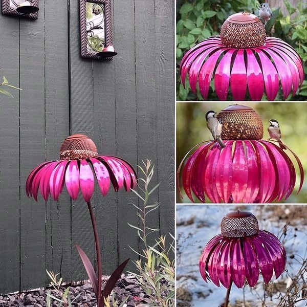 LAST DAY 70% OFF2024 Outdoor Flower Bird Feeder Spring Decoration