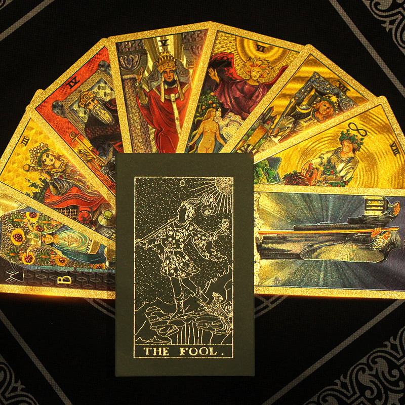 HOT SALE 49% OFF - Explore the Mystical World of Tarot Gold Foil Tarot