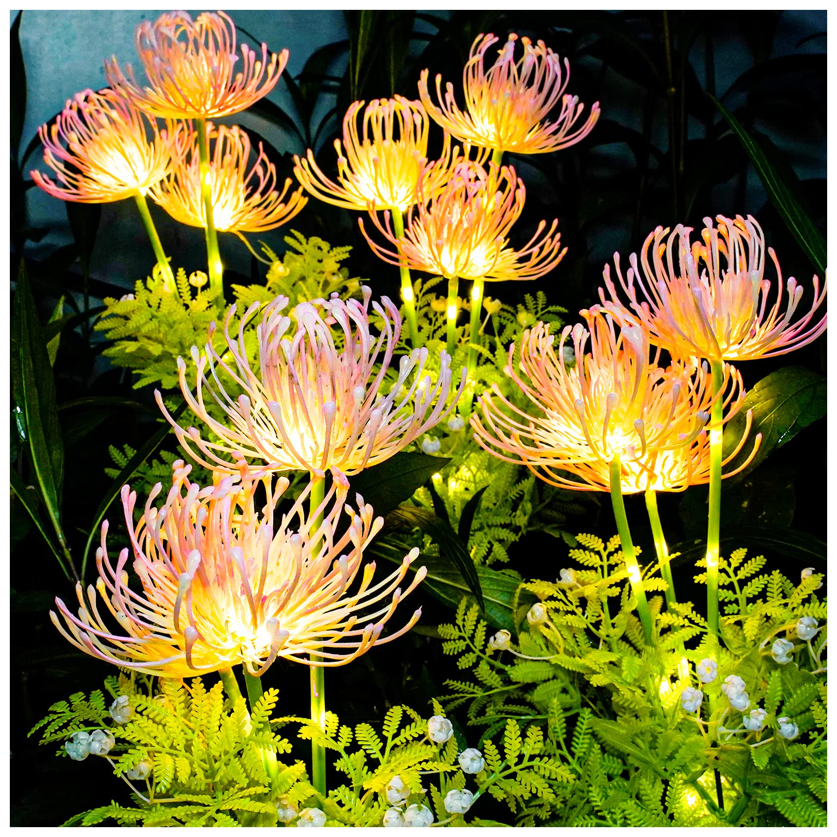 Early Christmas Deals 1000pcs 50% OFF - Solar Glowing Flowers Light