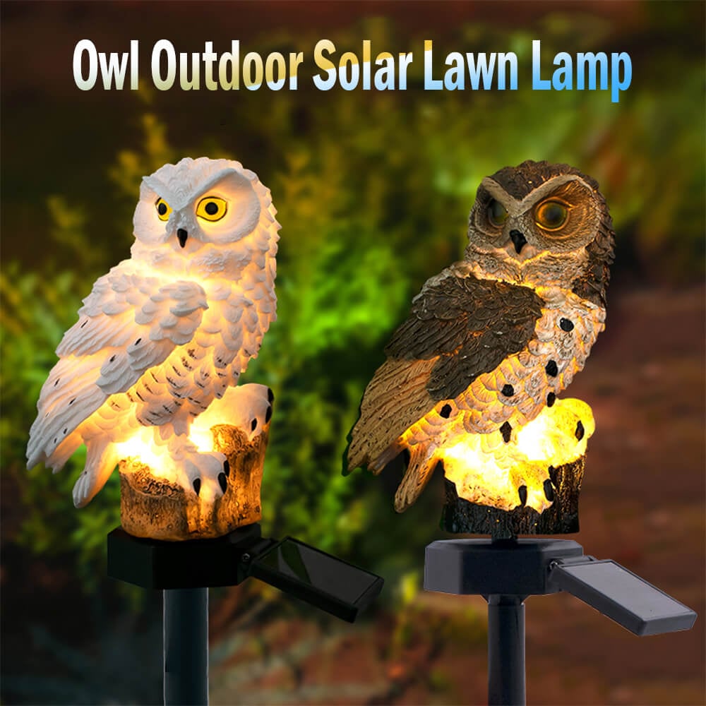 LAST DAY 49% OFF-Outdoor Owl Solar Garden Light