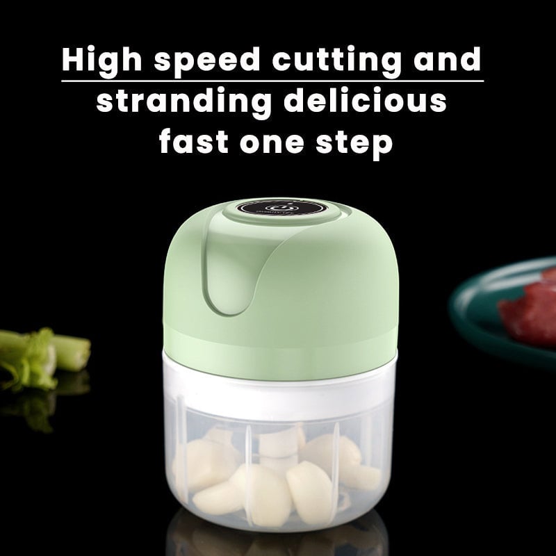 (2023-Christmas Hot Sale 49% OFF)-USB Rechargebale Electric Garlic Grinder