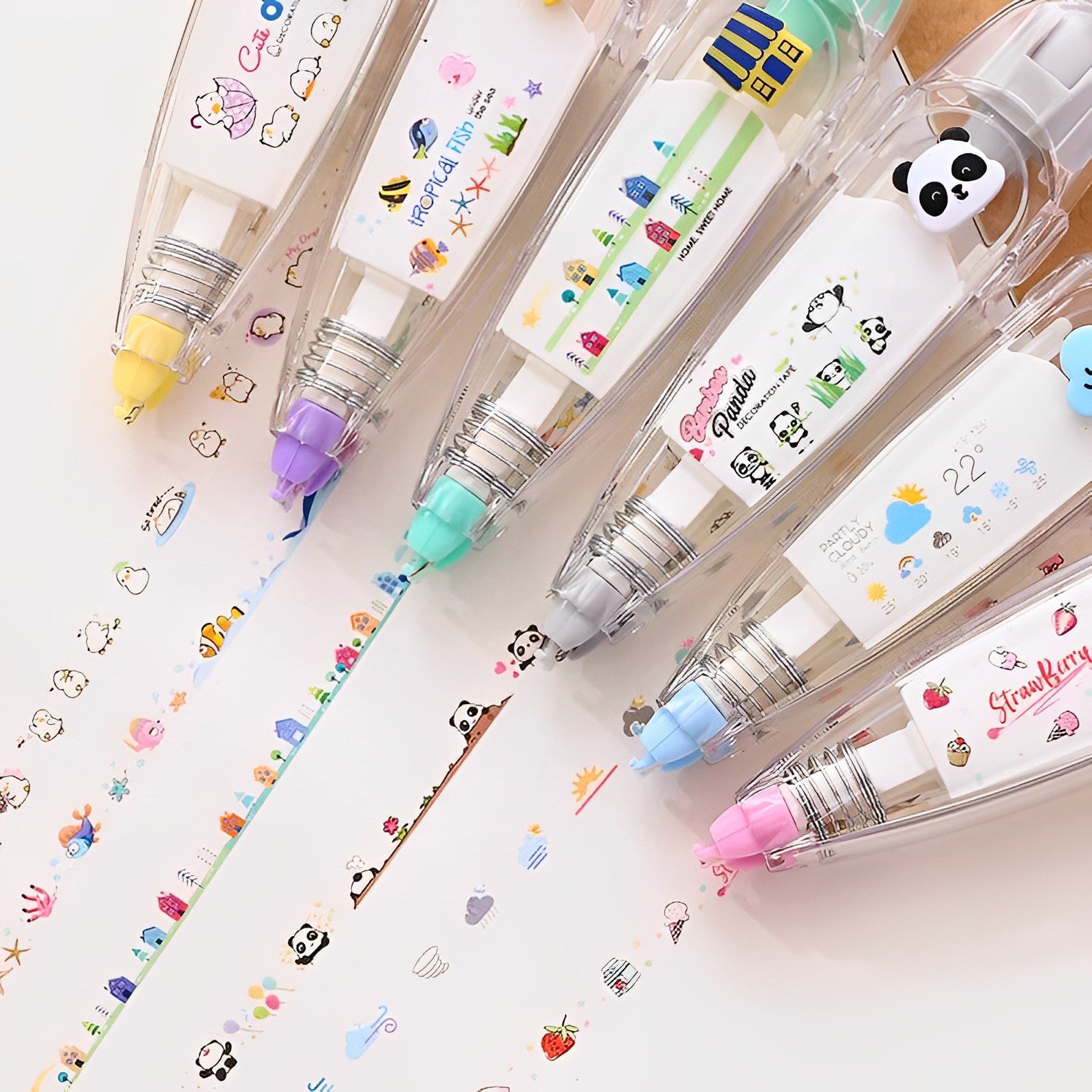 BUY 3 GET 1 FREEDIY Cute Animals Press Type Decorative Pen