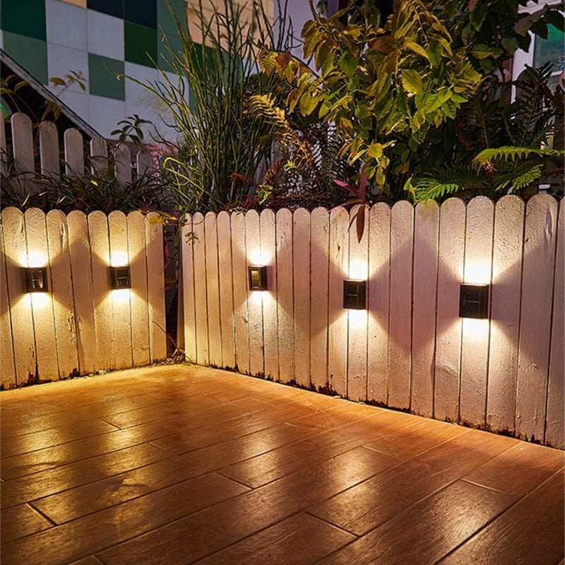 BUY 3 GET 1 FREEWaterproof Solar Powered Outdoor Patio Wall Decor Light