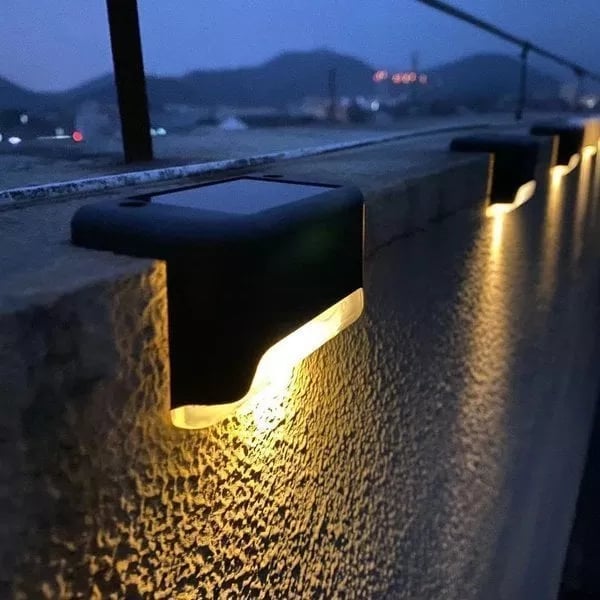 Last Day 49% OFFLED Solar Lamp Path Staircase Outdoor Waterproof Wall Light