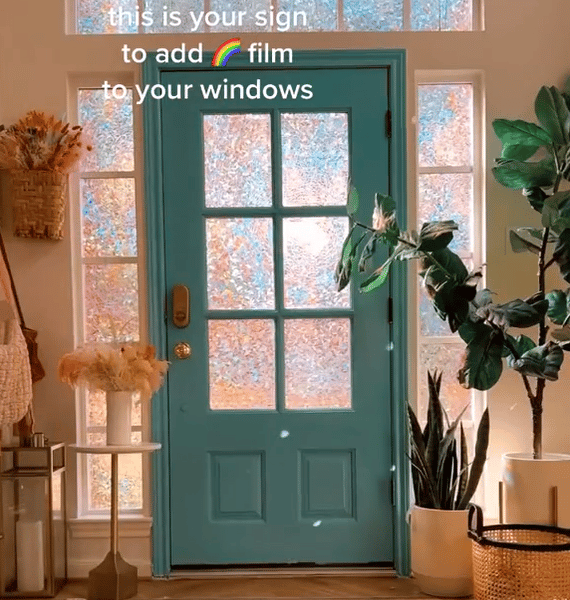 3D Rainbow Window Film