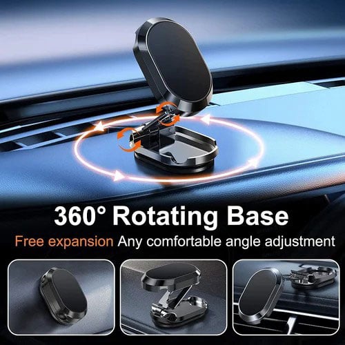 Hot Sale 2022 New Alloy Folding Magnetic Car Phone Holder