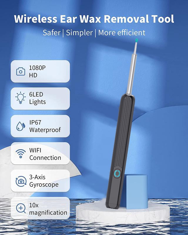 (Last Day Promotion- SAVE 48% OFF)1080P Ear Wax Removal Camera