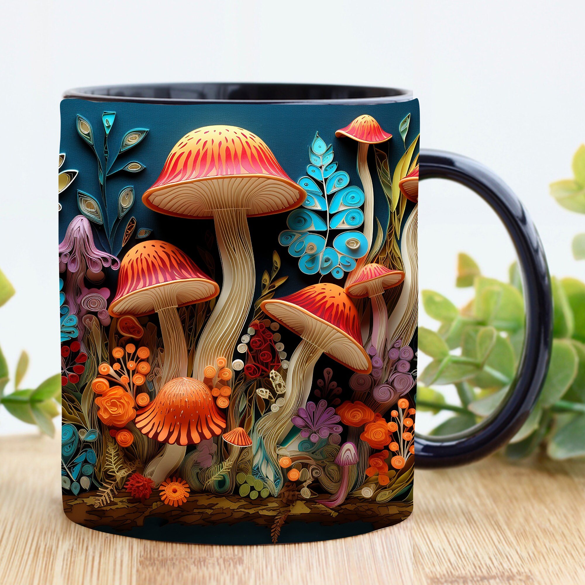 (HOT SALE NOW 49% OFF) -3D Magic Mushrooms Mug